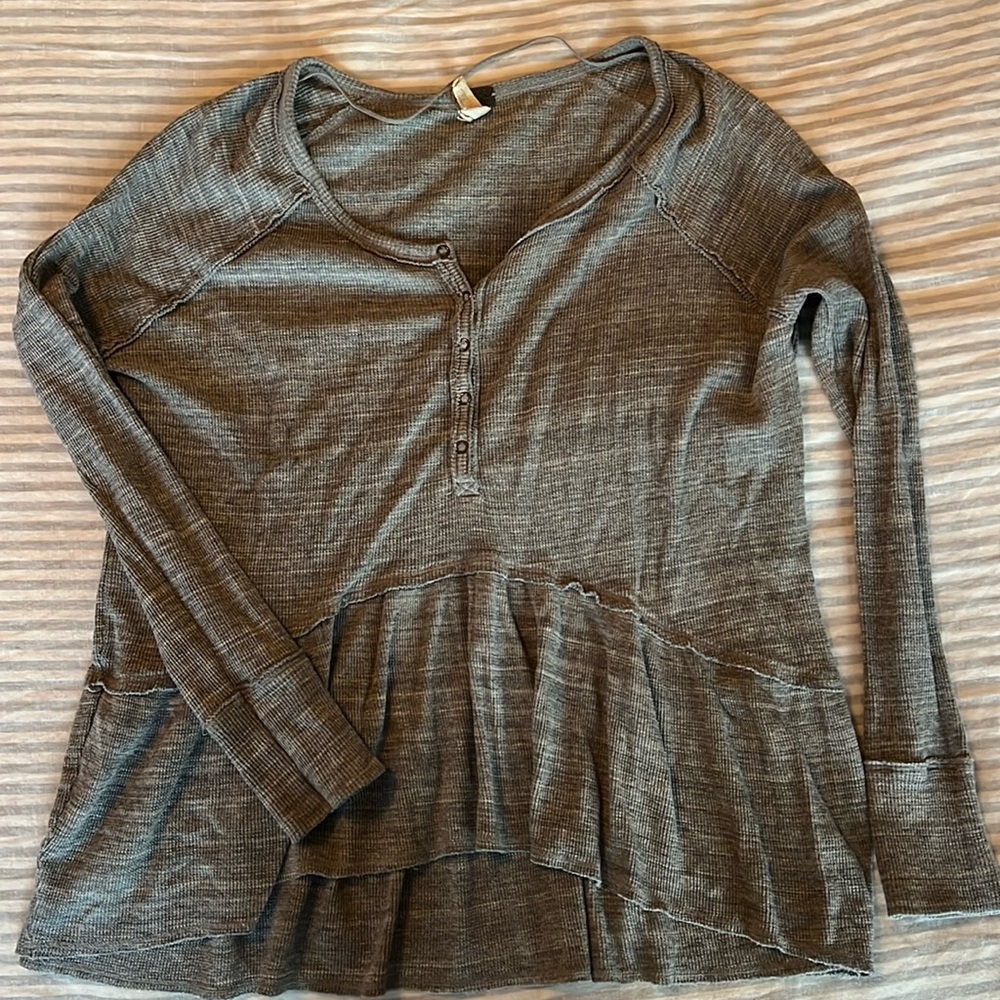 We The Free Waffle Henley